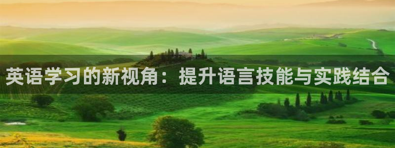 尊龙官方正版app集团官网首页网址:英语学习的新视角:提升语